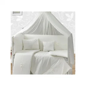 Aras Bebe Sedef Uyku Seti 70x130 Cm-Krem