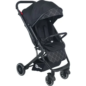 Be-Be Alpine Çift Yönlü Kabin Boy Bebek Arabası - Siyah