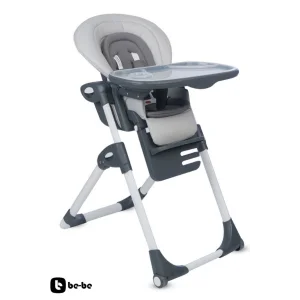 Be-Be Cozy Asansörlü Lüks Mama Sandalyesi - Gri