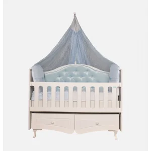 Bebecco Çekmeceli Asil Bebek Beşik / Mavi