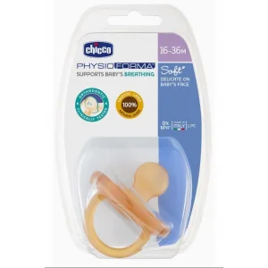 Chicco Physio Soft Kauçuk Emzik 16-36 Ay+