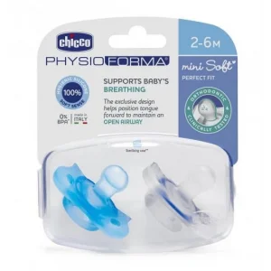 Chicco Physioforma Mini Soft 2-6 Ay İkili Emzik Mavi