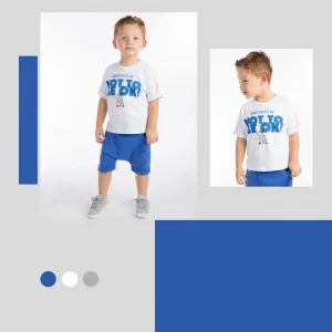 Difa Kids Baskılı Tarz Yazlık Unisex Çocuk Alt Üst Takım