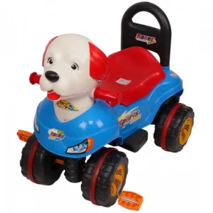 Enhoş Oyuncak Pedallı Köpek Araba 4 Tekerlekli Mavi