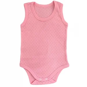 Jakarlı Atlet Body - Pembe