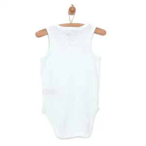 Jakarlı Atlet Body Unisex - Beyaz