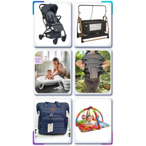 Kabin Boy Bebek Arabalı 9 Parçadan Oluşan Premium Bebek Çeyiz Seti