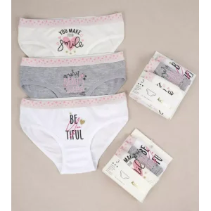 Katamino Makale Kız Çocuk 3lü Kilot Seti