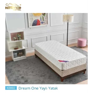 Keremce Dream One 90x190 Yaylı Yatak Beyaz