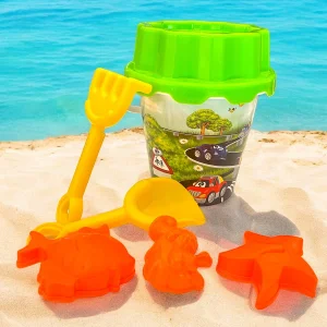 Kette Araba Resimli Plaj Kum Kovası Kum Küreği Ve Kalıpları