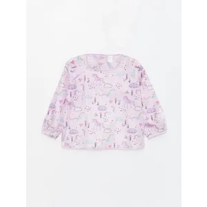 Lcw Unicorn Baskılı Kız Bebek Mama Ve Faaliyet Önlüğü