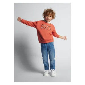 Mayoral Erkek Çocuk Kapüşonlu Sweatshirt-Kırmızı