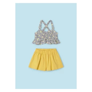 Mayoral Kız Çocuk Çapraz Askılı Şortlu 2Li Takım