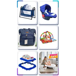 Merhaba Yenidoğan Bebek için 9 Parça Çeyiz Seti