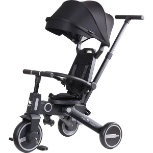 Merkür Bebe Falky Üç Tekerlekli Bebek ve Çocuk Bisikleti Siyah