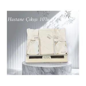 Pierre Cardin Organik Yenidoğan Hastane Çıkışı Seti 10’lu