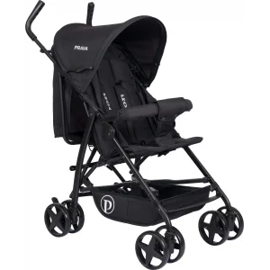 Prava P01 Smart Tam Yatar Baston Bebek Arabası - Siyah