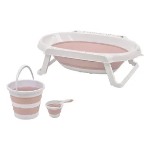 Tiny Mini Art Katlanır Küvet Seti Pembe