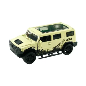 Vardem Çek Bırak Kapıları Açılan 1:43 Metal Jeep - Sarı