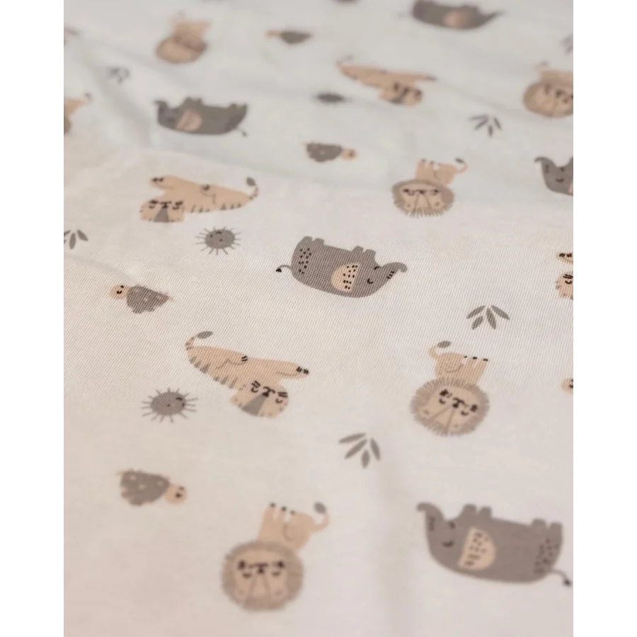Babymiss Uzun Kollu Fil ve Aslan Desenli Çocuk Pijama Takımı
