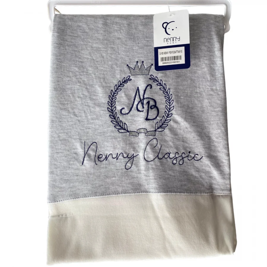 Nenny Baby Bebek Battaniye 80x80 Cm - Gri