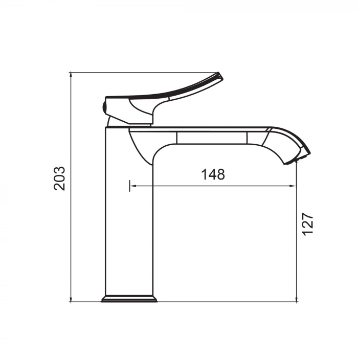 Valtemo VM-1201 - Valero Krom Lavabo Bataryası Medium