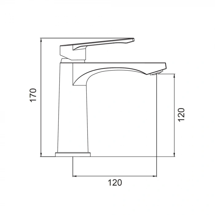 Valtemo VM-1301 - Ritmo Krom Lavabo Bataryası Medium