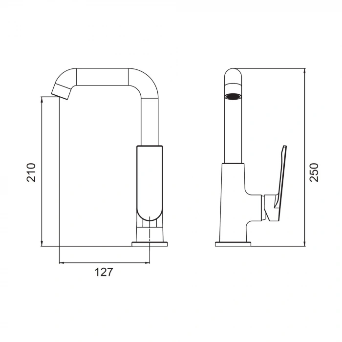 Valtemo VM-1311 – Ritmo Krom Lavabo Bataryası Uzun