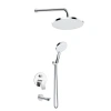 Valtemo VS-4406 - Valero Krom Ankastre Duş Seti – 3 Yollu