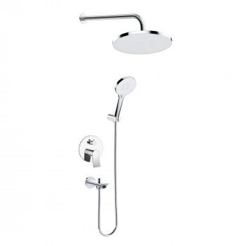 Valtemo VS-4405 - Valero Krom Pop-Up Ankastre Duş Seti – 2 Yollu