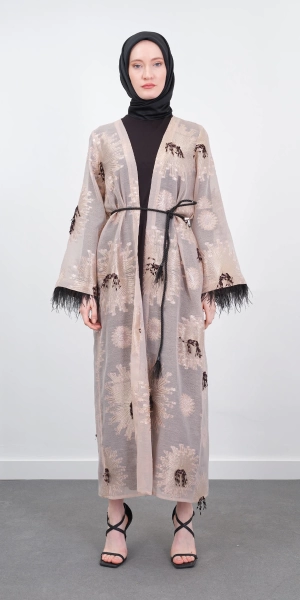 Kimono Takım 2li - Bej