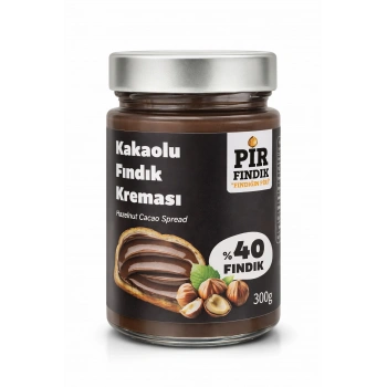 PİR FINDIK Kakaolu Fındık Kreması %40 Fındık – Palm Yağı İçermez, Katkısız & Glikozsuz Kahvaltılık