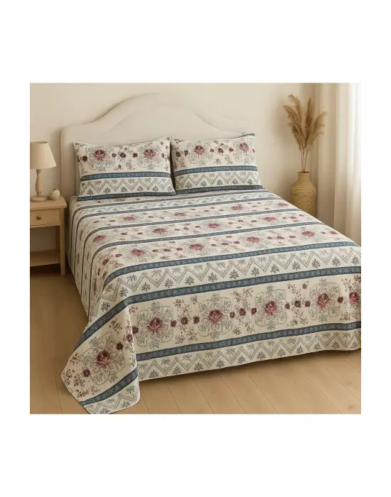 Omarı % Pamuk Çift Kişilik Pike Modeli