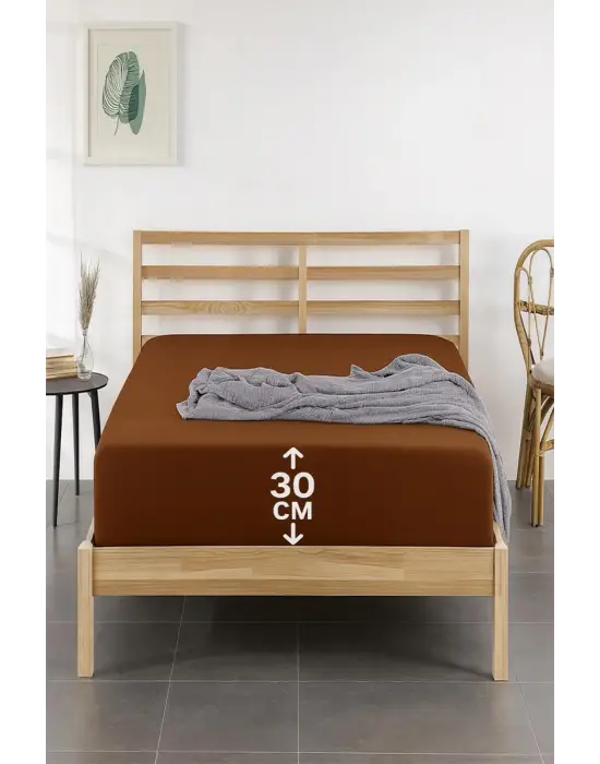 %100 PAMUK PENYE ÇARŞAF-LASTİKLİ