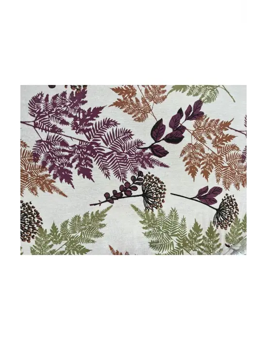 %100 pamuk tek kişilik pike seti morlu bahar dalı