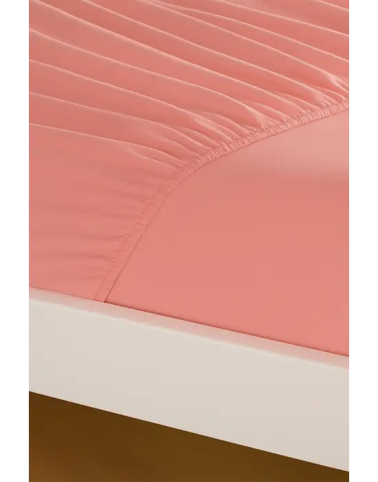 %100 PAMUKLU ÇİFT KİŞİLİK ÇARŞAF TAKIMI-LASTİKLİ