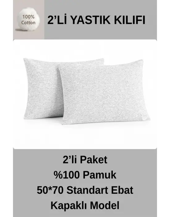 %100 PAMUKLU YASTIK KILIFI 50*70 YASTIK KILIFI