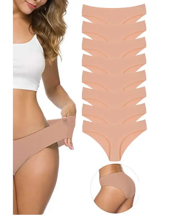 Omarı Lazer Kesim Esnek Dikişsiz İnce Külot Seti