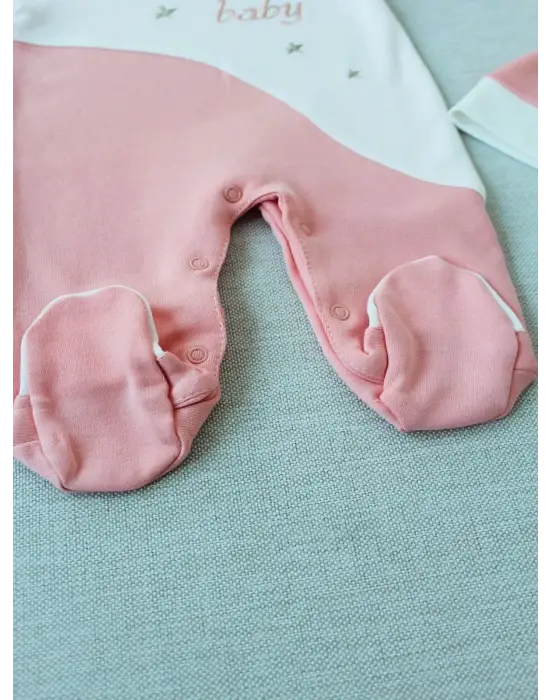 Zarif Nakışlı Bebek Tulumu