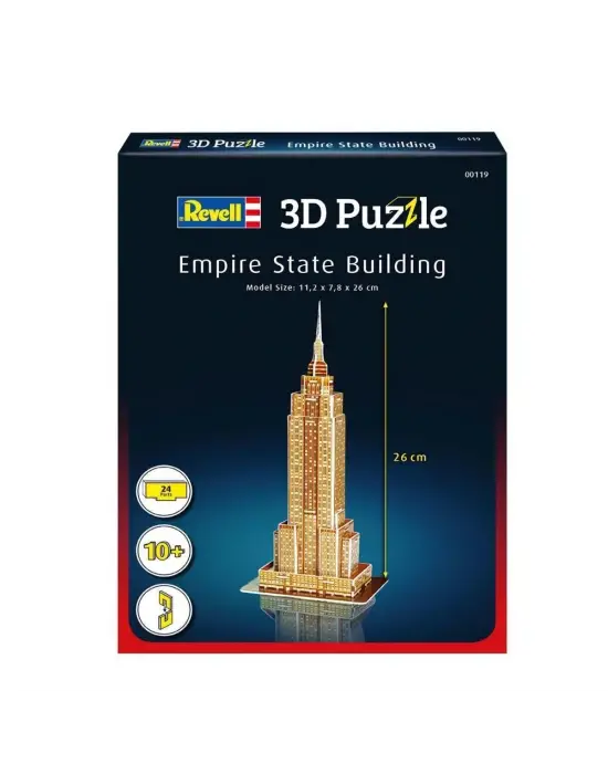 00119 Revell 3D Puzzle Empire State Binası 24 parça