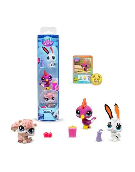 00598 - LİTTLEST PET SHOP 3 LÜ FİGÜR SET