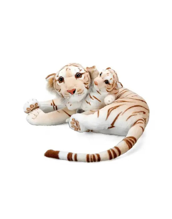 01408 Kaplan ve Yavrusu Peluş 60 cm.