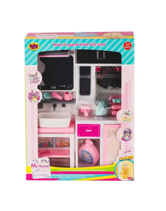 Omarı Çocuklar İçin Lavabo ve Ütü Oyun Seti