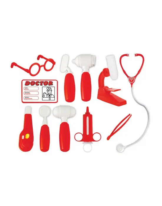 03 310 DOKTOR SETİ ÇANTALI KIRMIZI