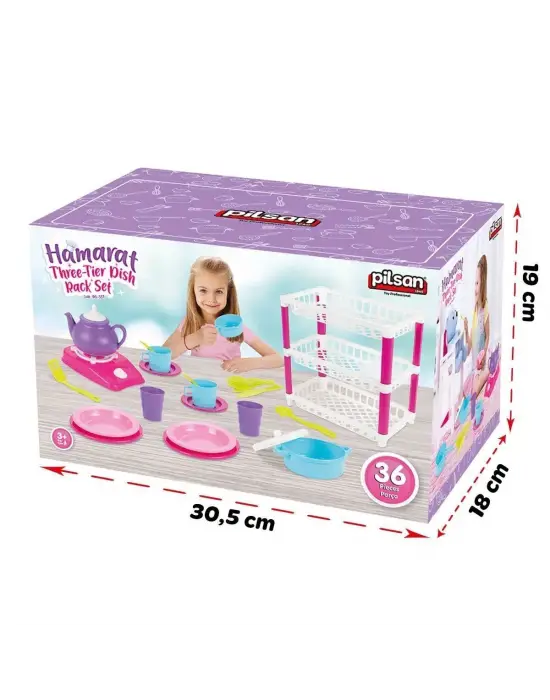 03 337 Pilsan 3 Katlı Hamarat  Mutfak Seti