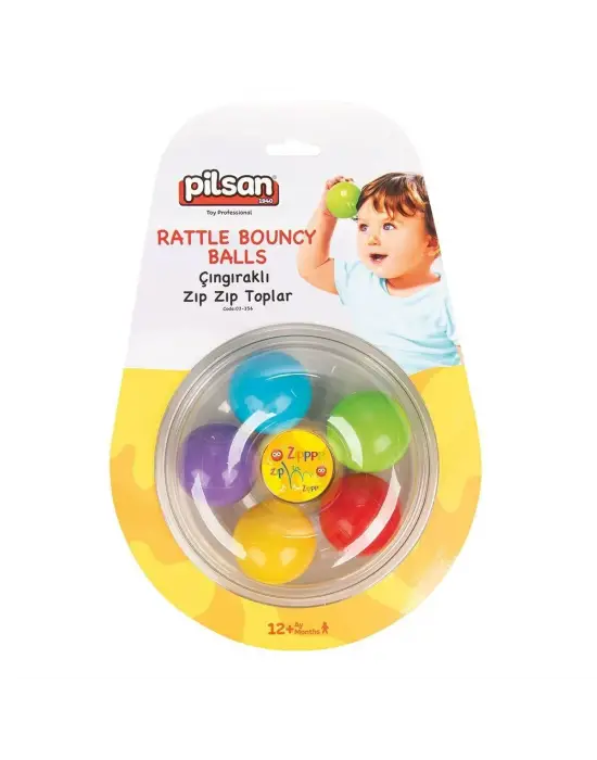 03 356 Çıngıraklı Zıp Zıp Toplar -Pilsan