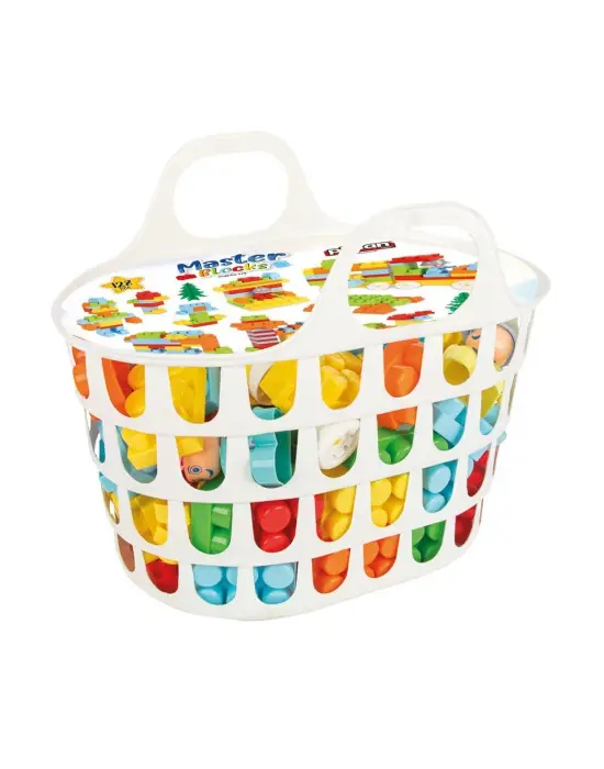 03 579 AKSESUARLI MASTER BLOKLAR 128 PARÇA SEPETLİ