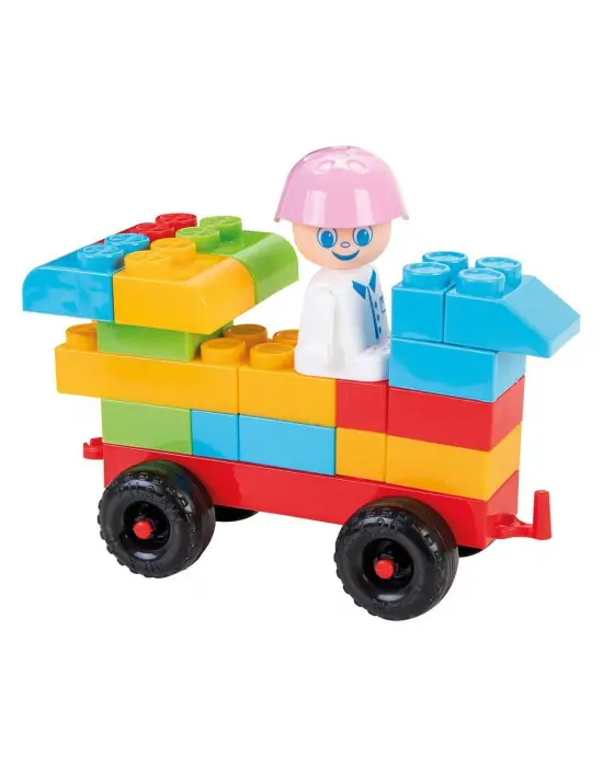 03 592 Midi Blok Seti 98 Parça 9 Litre Saklama Kabı -Pilsan Oyuncak