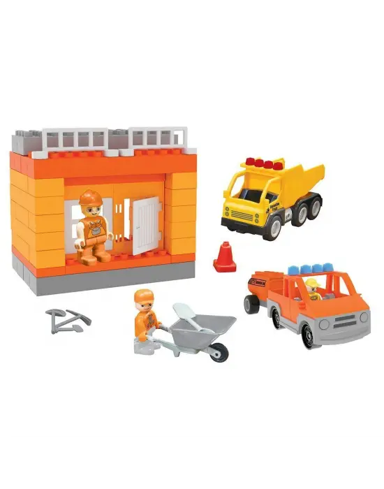 03 612 Double Blocks İnşaat Seti -Pilsan Oyuncak