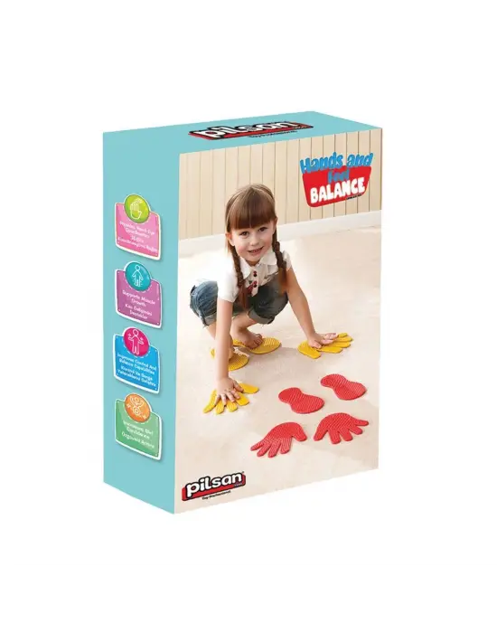 03 707 EL ve AYAK DENGE OYUNU KIRMIZI-SARI-MAVİ